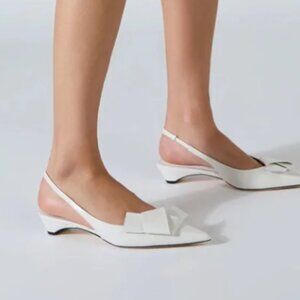 Tony Bianco White Elijah Kitten Heel